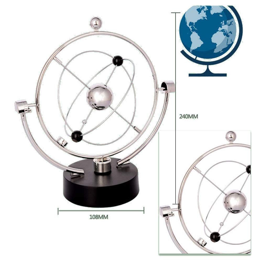Perpetual Motion Cosmic Motion Pendulum Desk Toy - Battery Powered ...