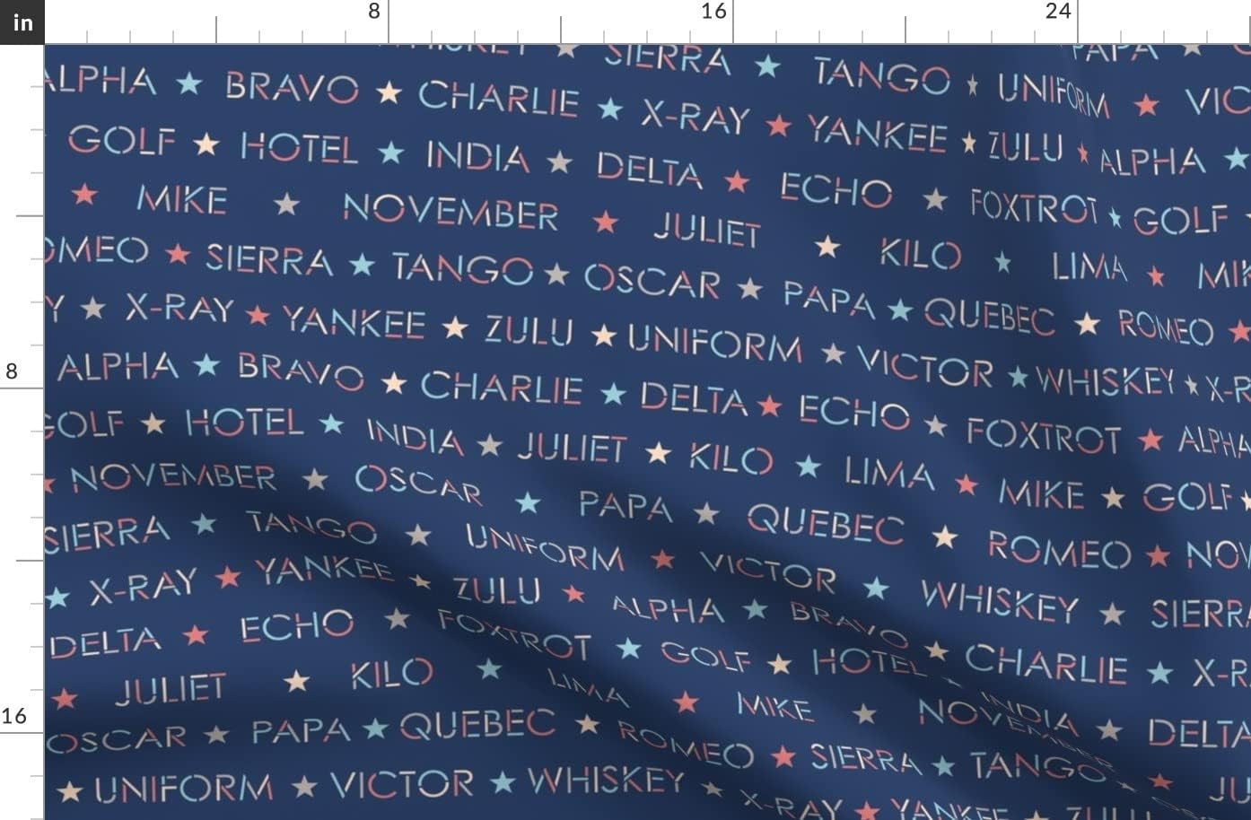 Spoonflower Fabric - Nautical Navy Aviation Radio Trendy Printed on Organic Cotton Sateen Fabric by The Yard - Sewing Quilting Apparel Home Decor