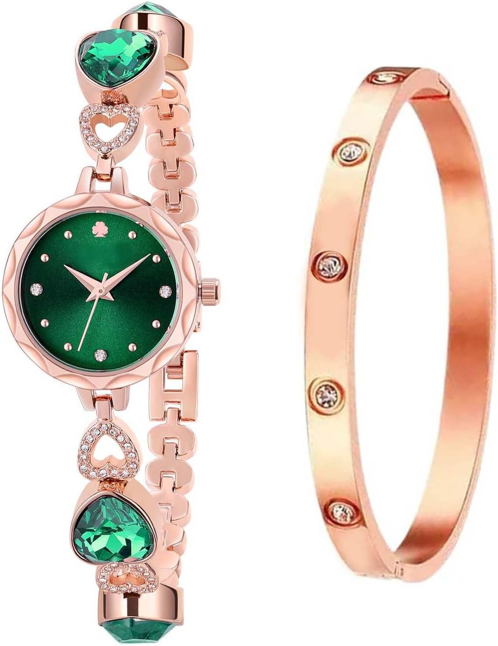 Watches for Women Pearl Bracelet Mother of Pearl Dial Iced Out Watch Quartz Crystal Stainless Steel with Bracelet