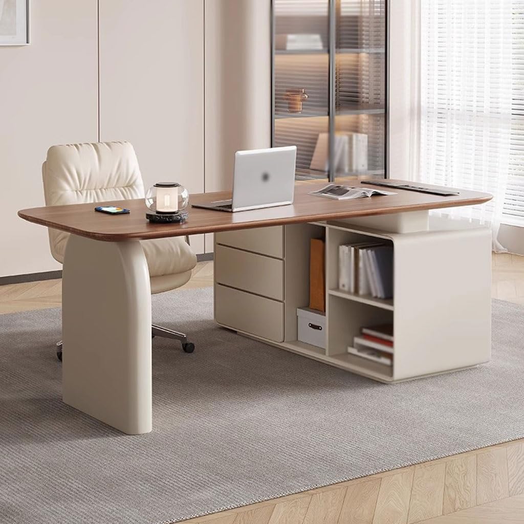 Computer Desk Side Table Corner Desk Retro Home Study Computer