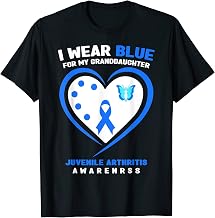 I Wear Blue for Granddaughter Juvenile Arthritis Awareness T-Shirt