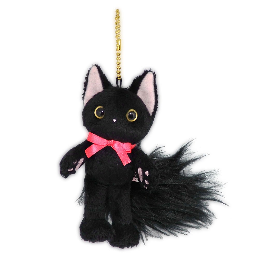Amazon.co.jp: もけねこ ぬいぐるみキーホルダー (3匹セット) (白・黒