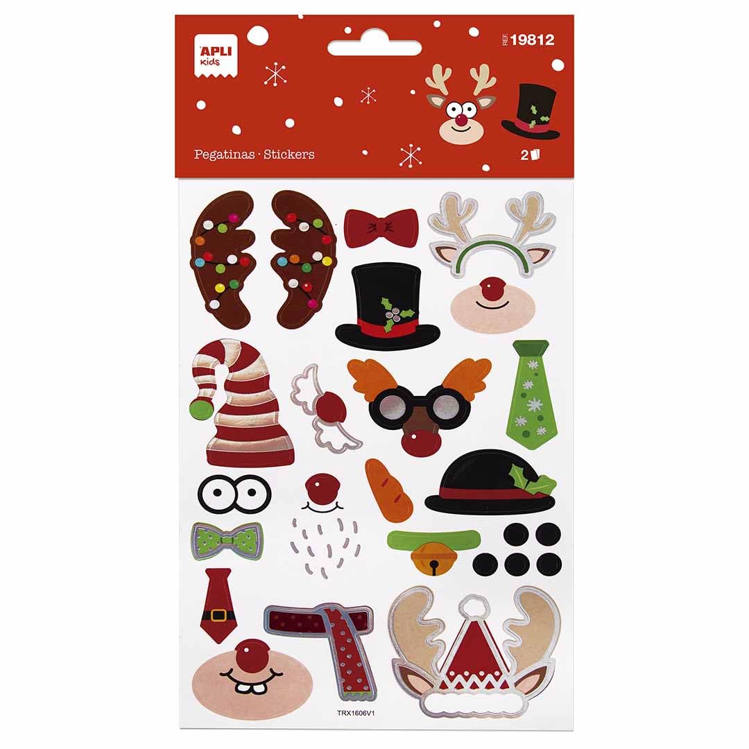 Stickers De Noël En Forme De Timbres - 46 Autocollants, Motifs Fête, Pour Décorer Cartes, Cadeaux, Calendriers