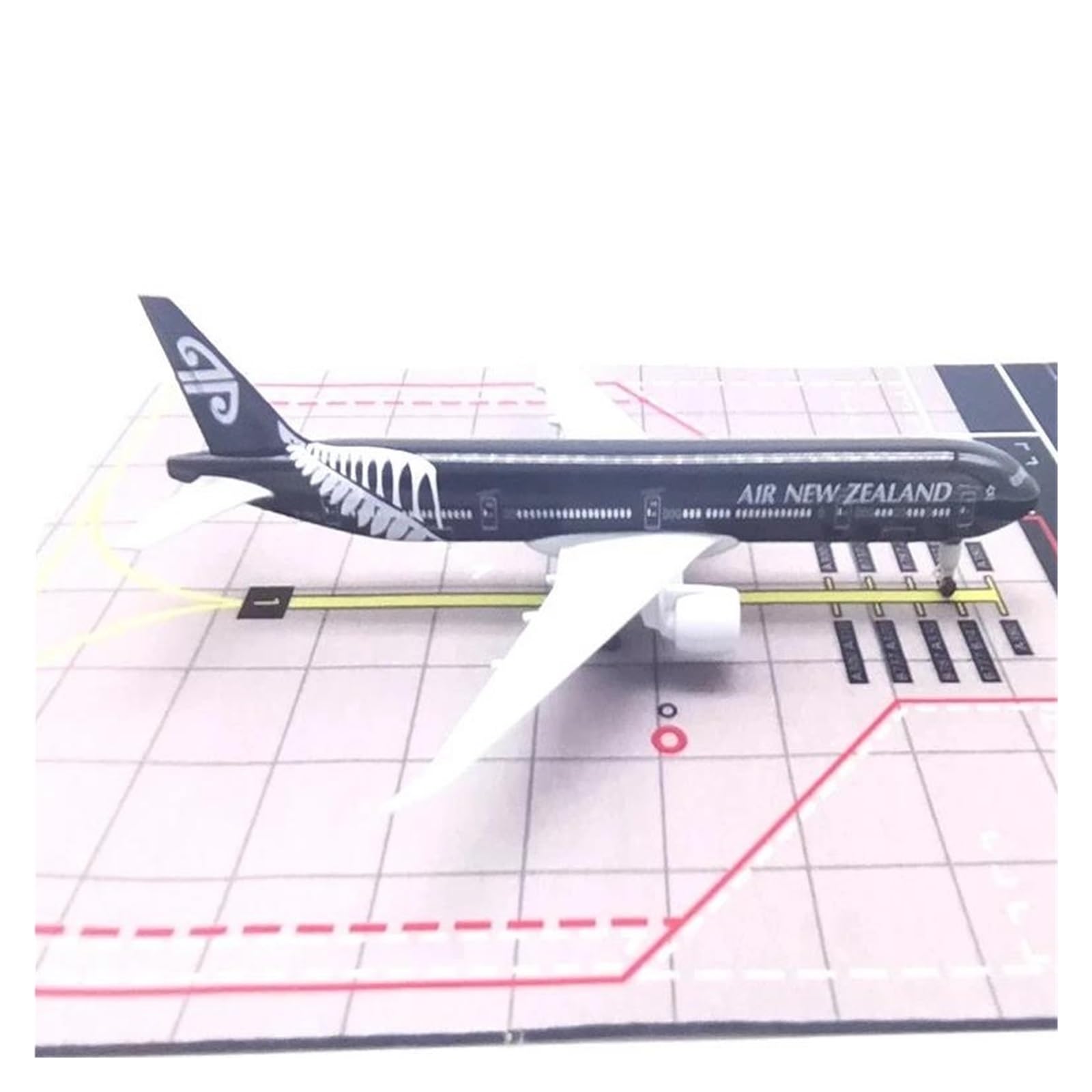 Avión a Escala 20 cm para Zealand B777 Airlines Boeing 777 Modelo de avión Fundido a presión Avión de aleación de Metal con Trenes de Aterrizaje Regalos Adecuado para exhibición