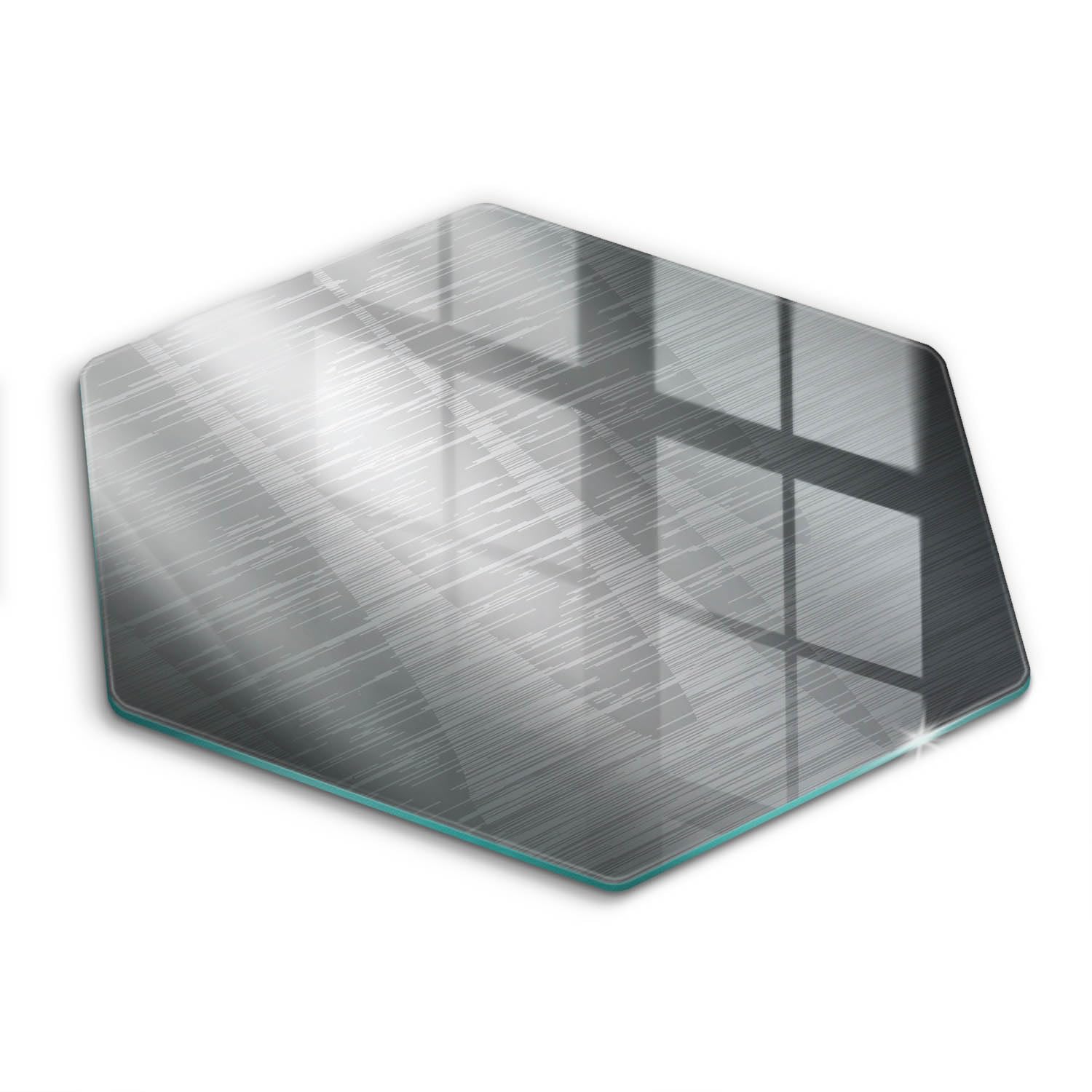 Planche à découper induction Wallfluent 40cm hexagone protection de plaque en métal
