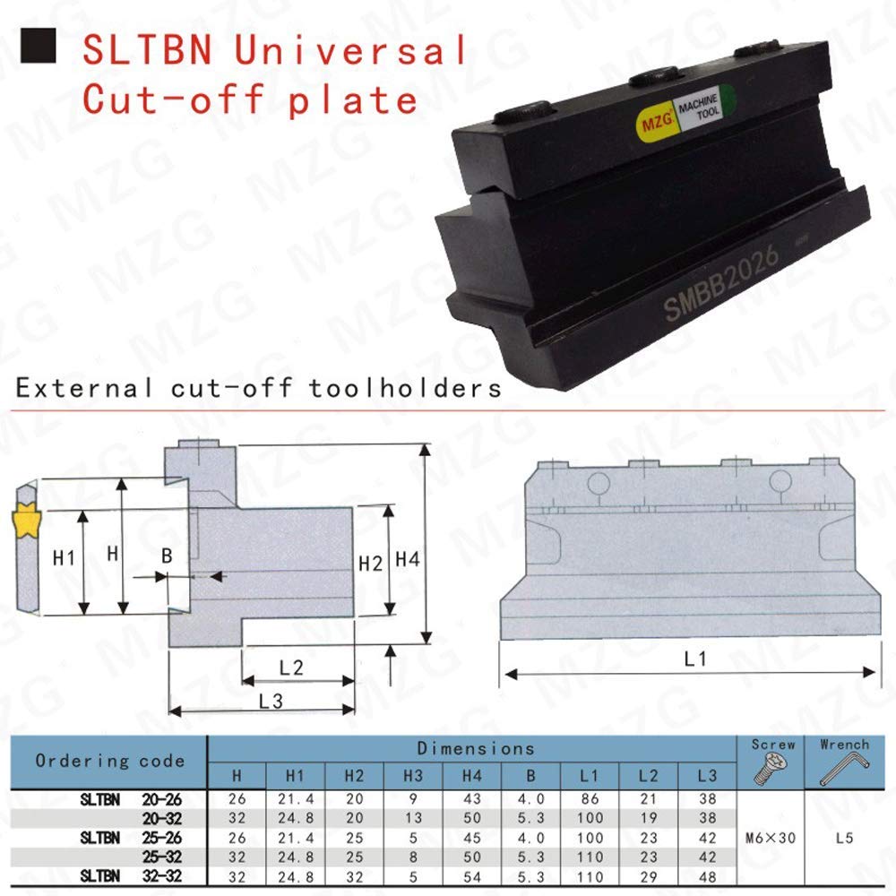 CNC SLTBN25-32 Taglio Troncatura Utensili portautensili per fresa SP in metallo duro