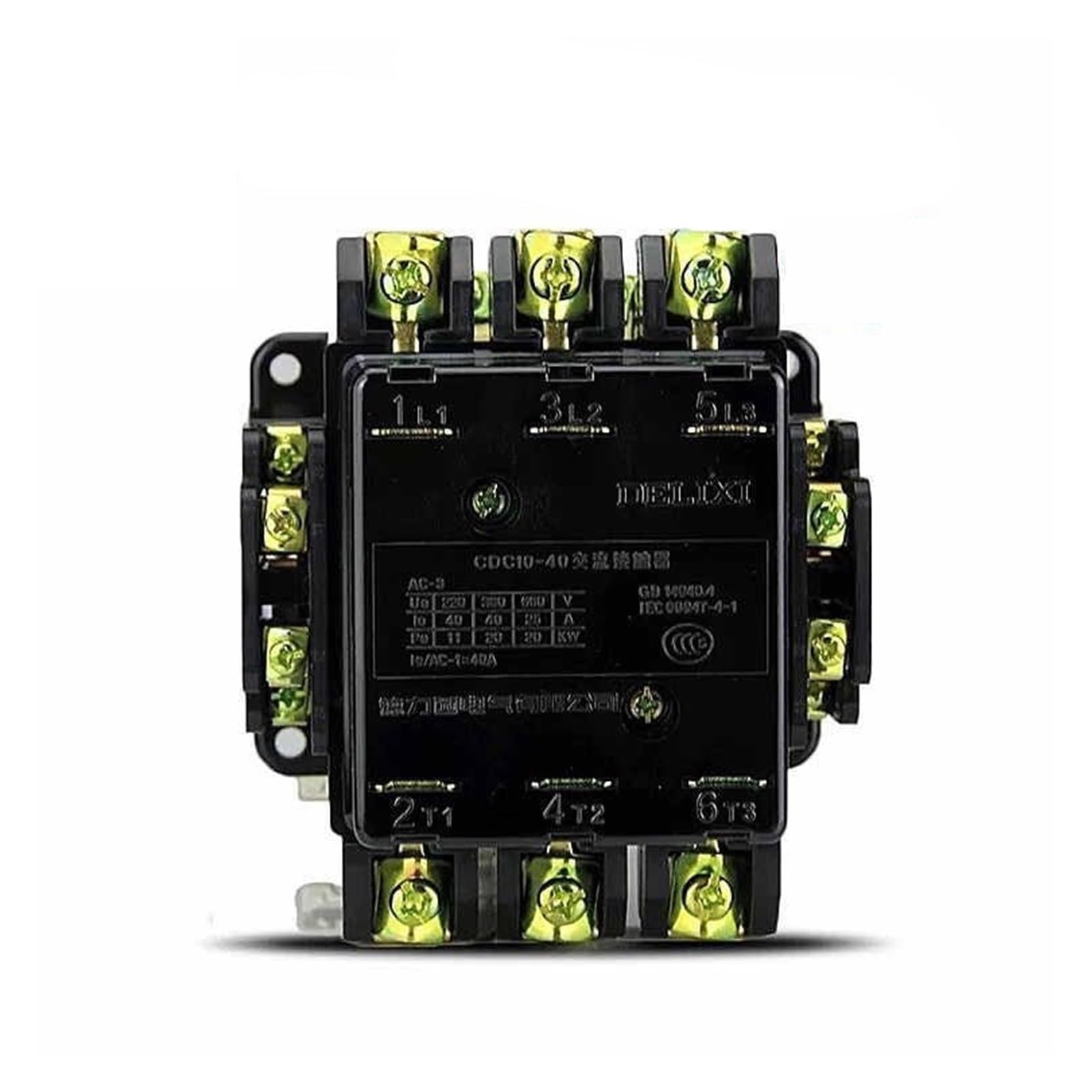Contactor de CA CDC10 40A para automatización de bombas de agua y riego CJT1