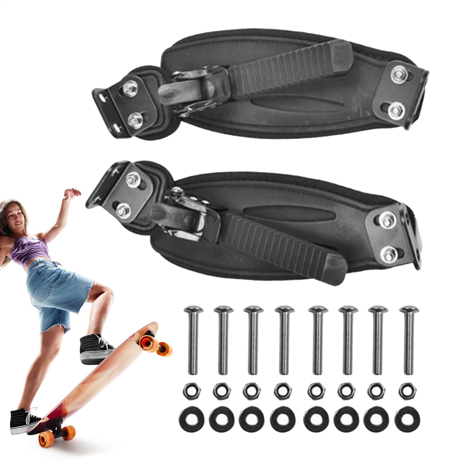 Le support de pied de skateboard Mountain Skew offre un équilibre : améliorez vos compétences en skateboard de montagne avec des pieds qui offrent l'équilibre et la stabilité et le W