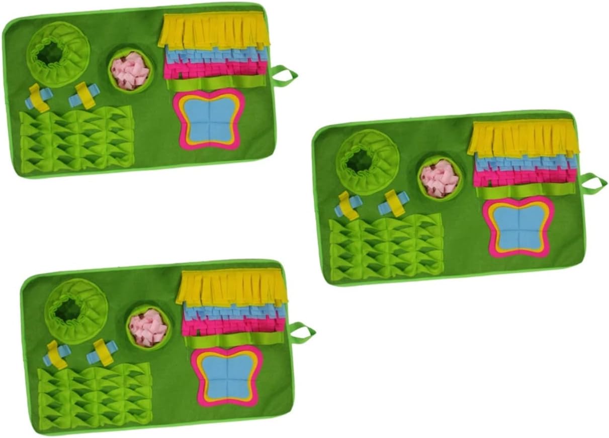 Mipcase 3 Pcs Sniffing Pad Pet Mental Stimulation Toys