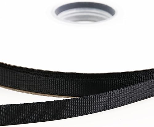 Miniatura 3 de Cinta de grogrén negra de 38 pulgadas para envoltura de regalos, 100 yardas de cinta de alta densidad para bodas, envoltura de regalos, decoración