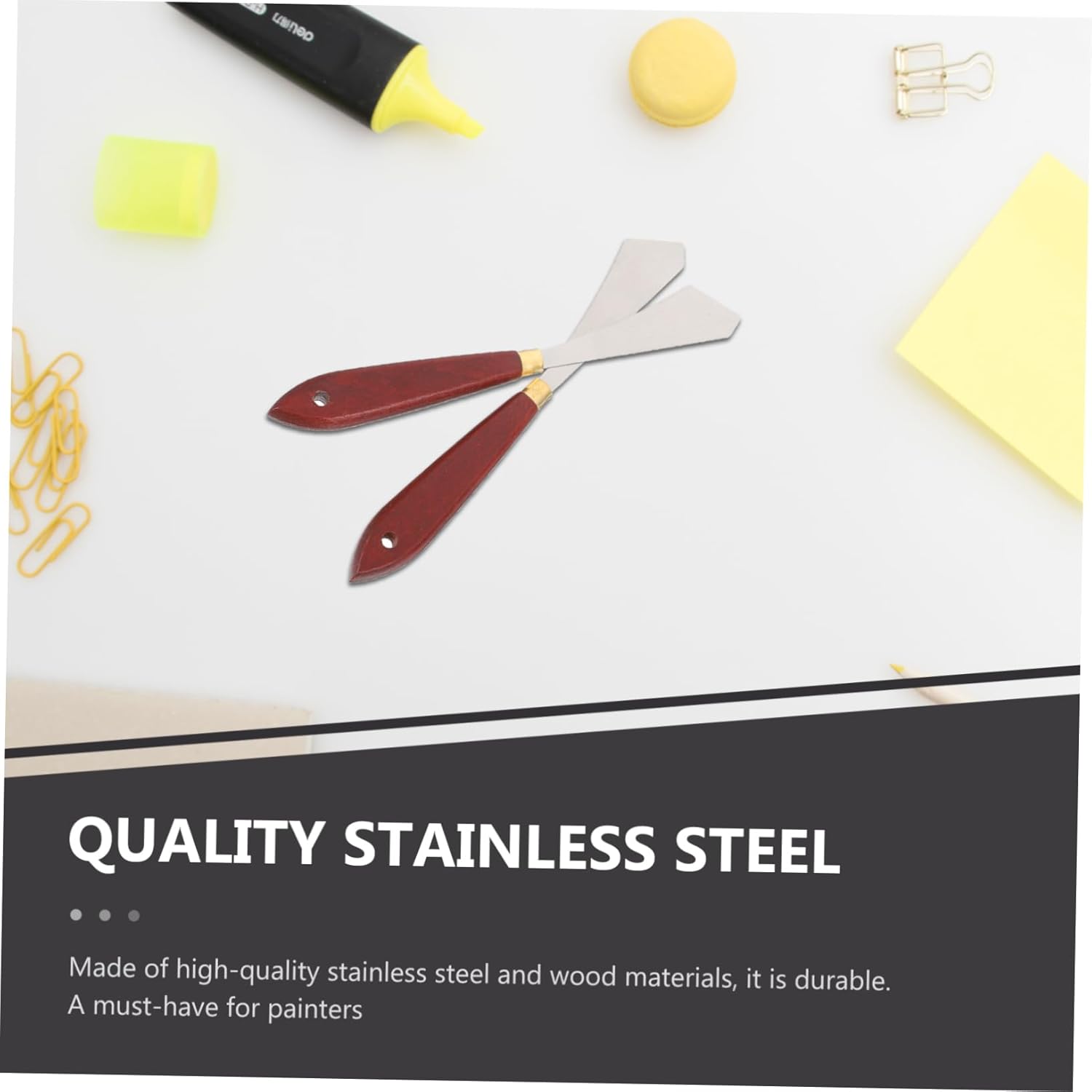 TEHAUX 16pcs Acrylic Painting Cutters Oil Paint Spatulas Painting Supplies Tools Palette Supply