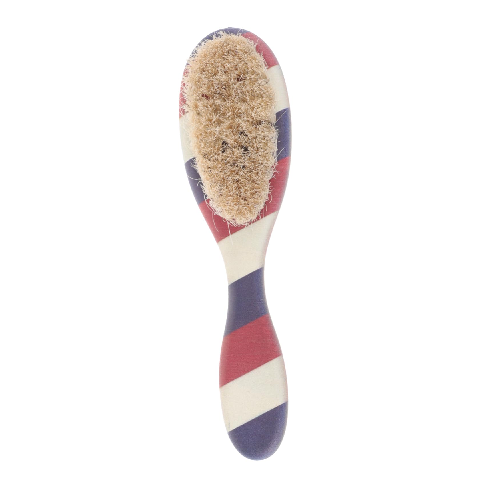 FRCOLOR Men's Barber Tool Beard Shaping Brush Soft Bristle Grooming Brush Hair and Beard Comb Travel-friendly Beard Brush 2 Striped