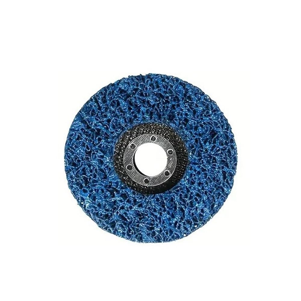 1Pc 125mm Coral Disc Poly Strip Disc Grinder Strip Disc Abrasive Wheel Paint Rust Removal Clean for Angle Grinder(1Pc Blue)
