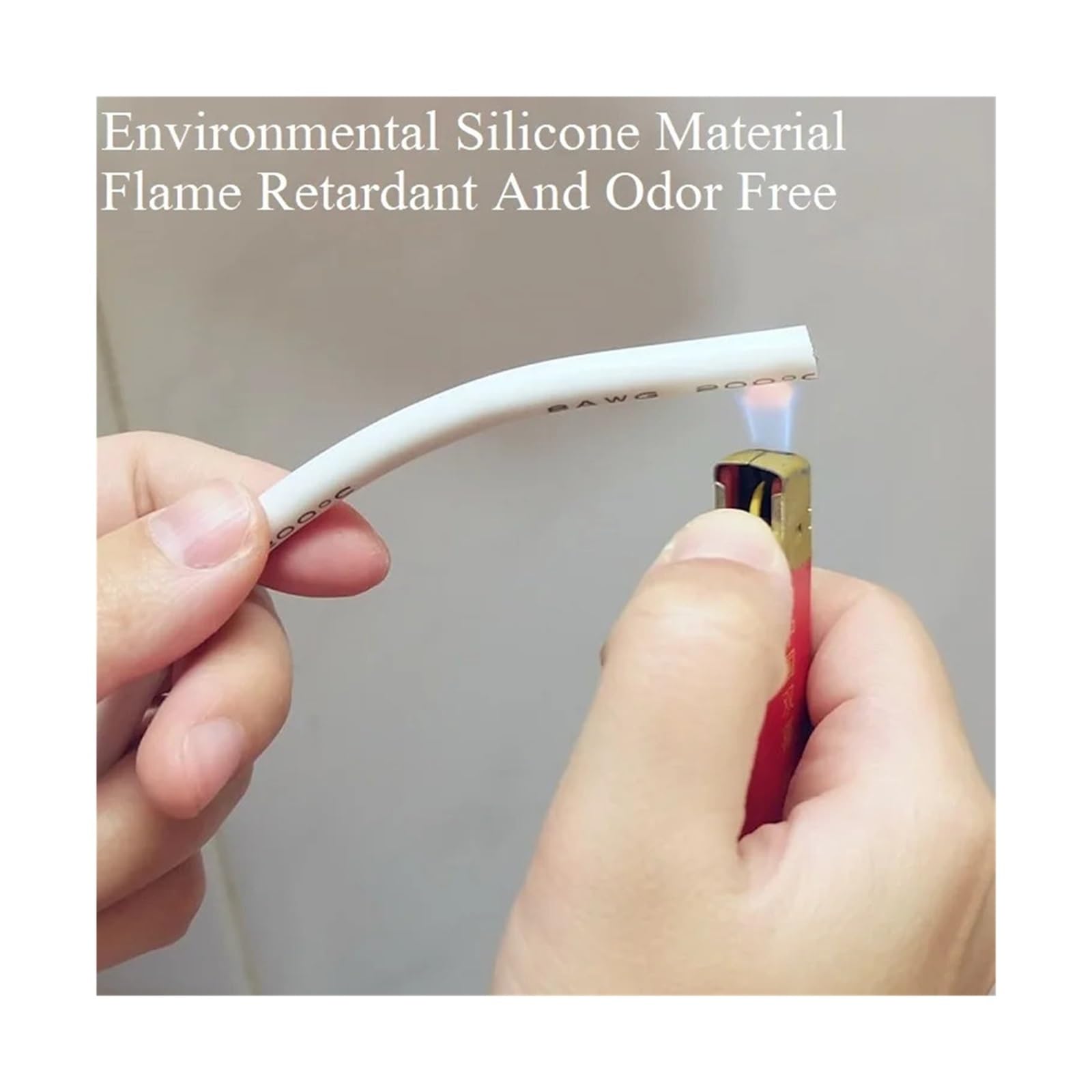Cable de Cobre de 10M 32 30 28 26 24 22 20 18 16 14 12 10 AWG Cable electrónico LED Flexible Aislado UL3239 de Silicona Suave 3KV (Color : Blue, Size : 10M_12AWG)