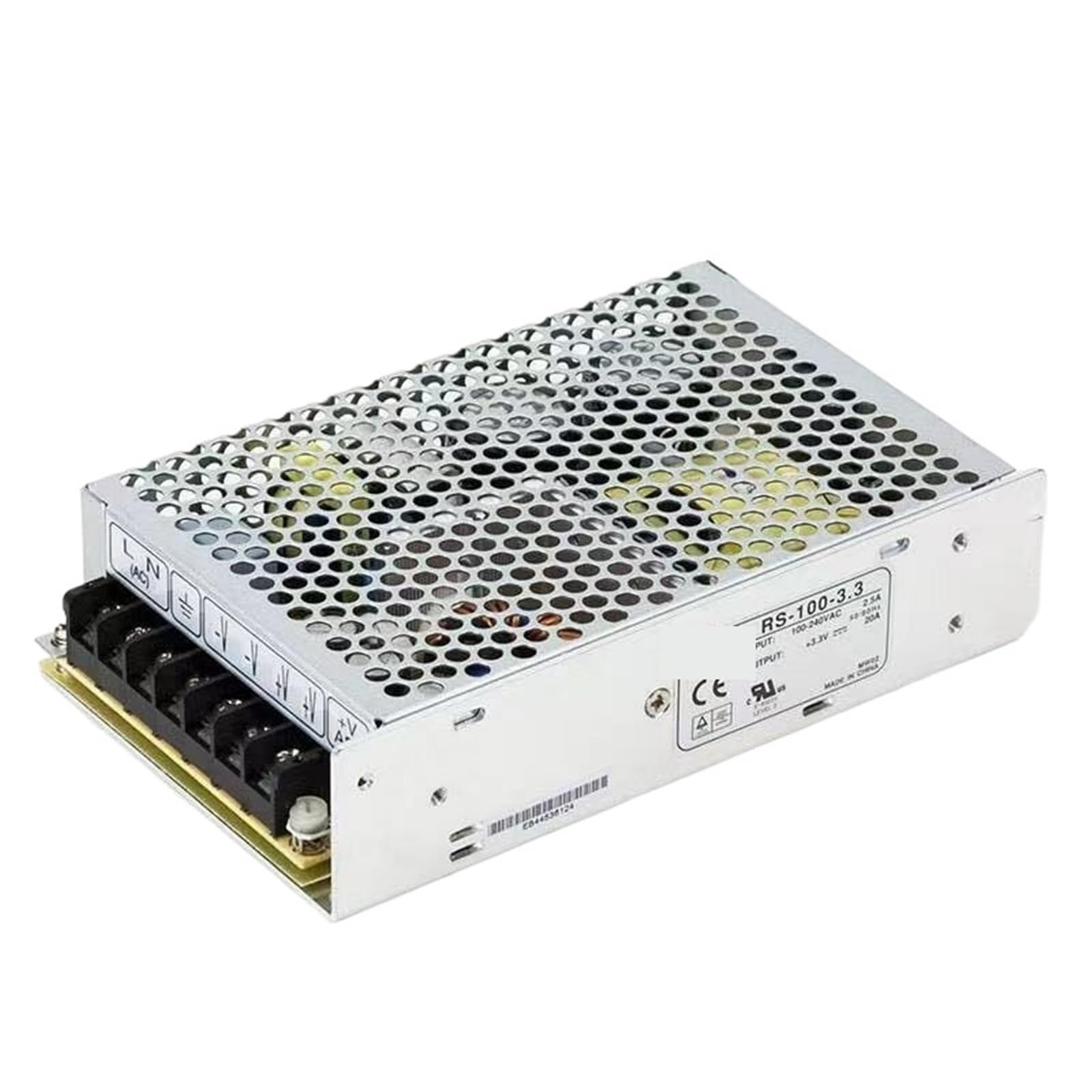 Alimentation à découpage RS-100-3.3 pour éliminer les baisses de tension 3.3V