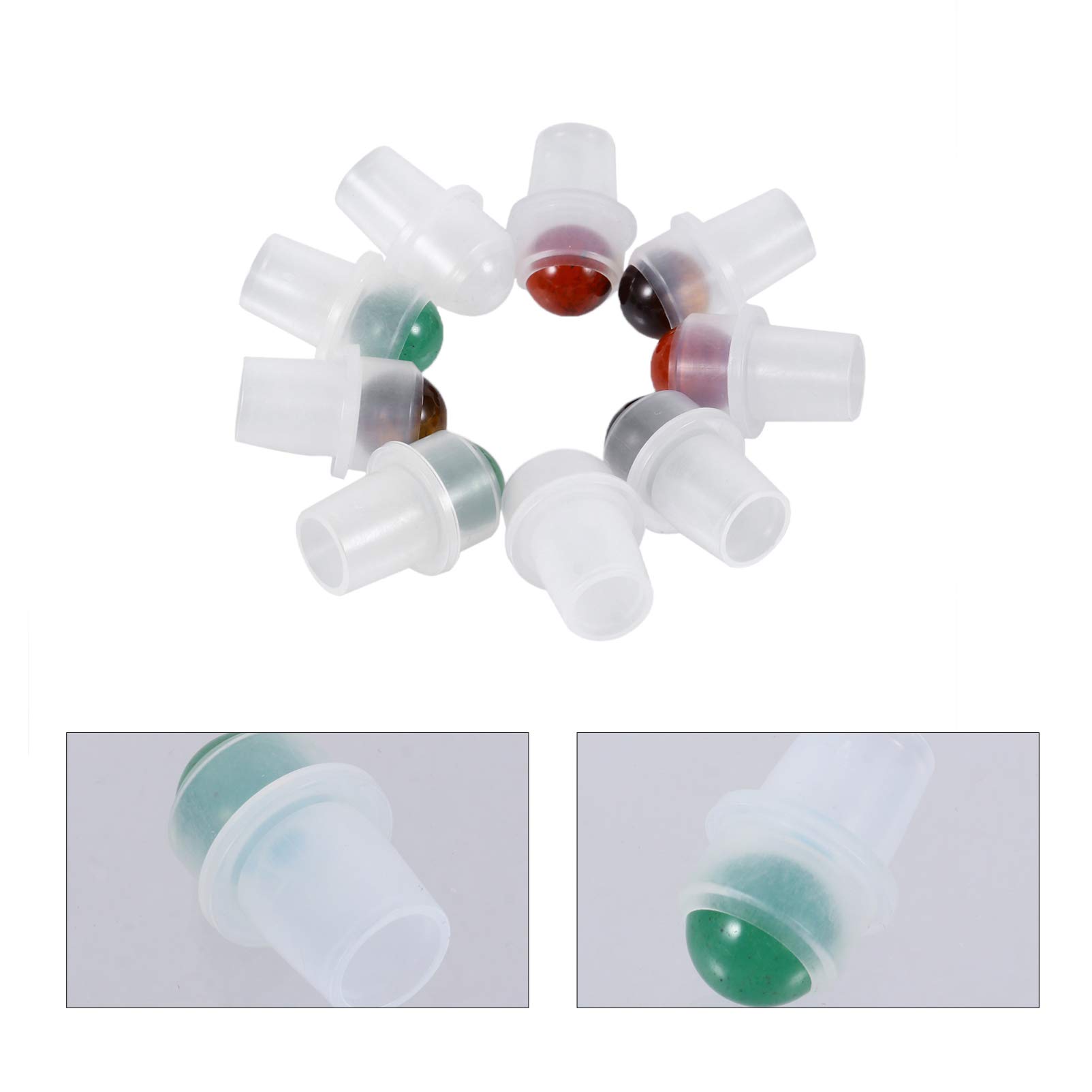 30stücke Teiliges Von Leeren Rollerflaschen Für Ätherische Öle Parfüms Und Lotionen Für Reisen Mit Praktischen Rollkugeln Für Gleichmäßige Anwendung Absorption