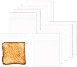 Buste in Cellophane Autoadesivi Piccolo 100 Pezzi 15x15cm Sacchetti di Plastica con Chiusura Adesiva 50µm Trasparente OPP Bustine Adesivi per Gioielli Caramelle Biscotti Cioccolatini Panetteria