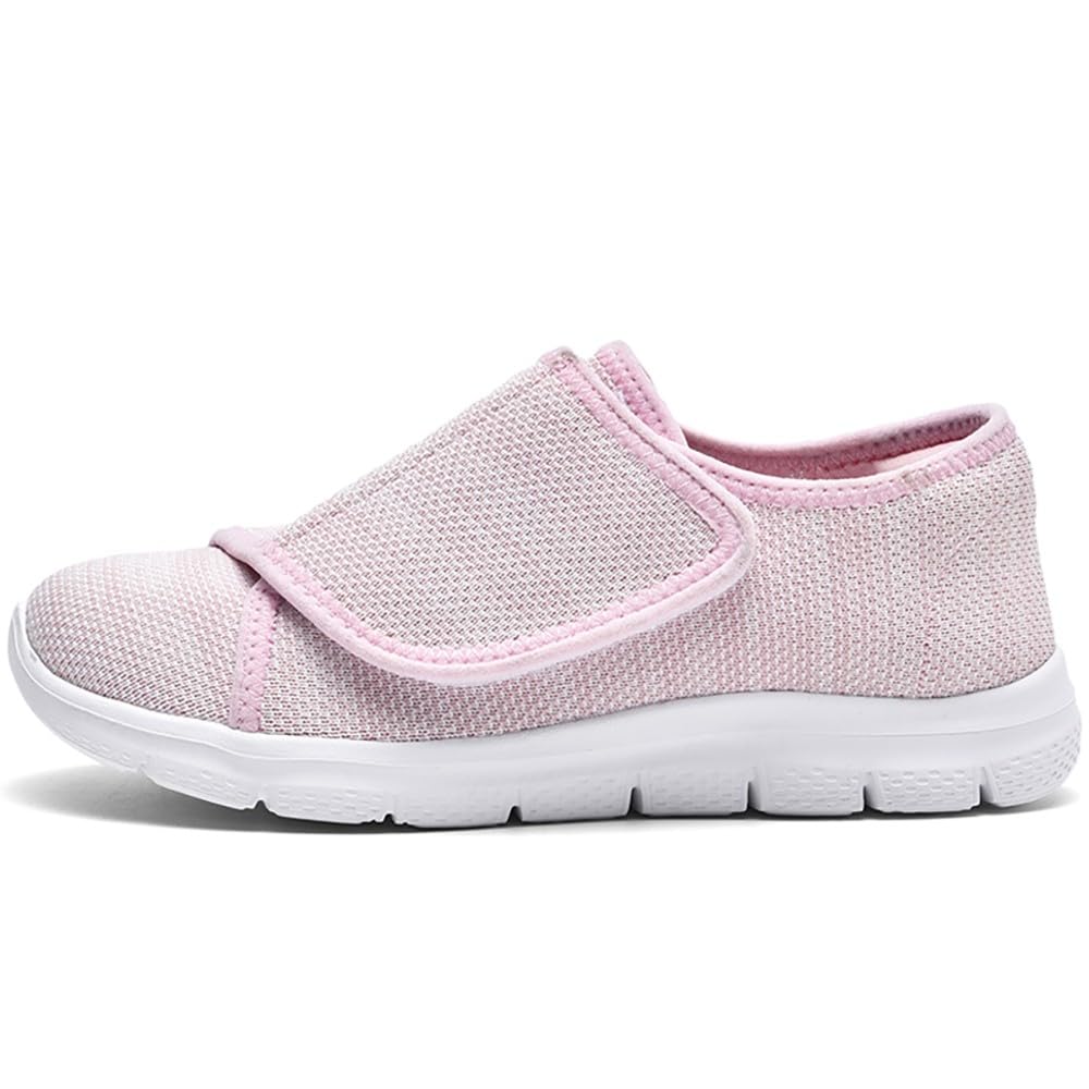 Scarpe per Diabetici Donna Extra Larghe Pantofole Ortopediche Edema Uomo Scarpe da Riabilitazione Traspirante Regolabili Scarpe da Passeggio