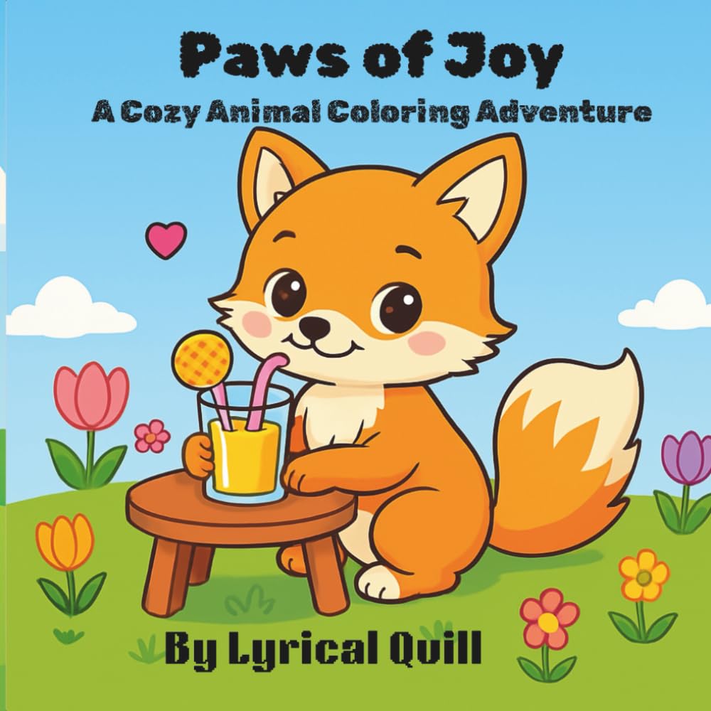 Paws of Joy: A Cozy Animal Coloring Adventure