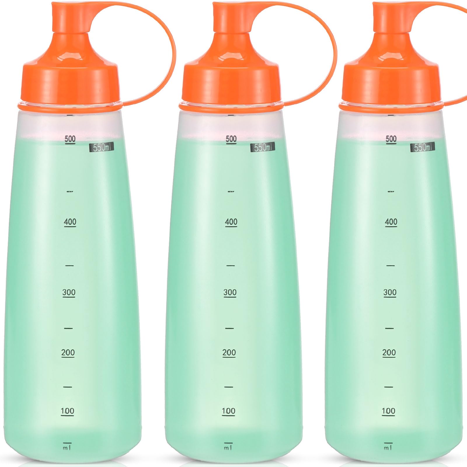 Squeeze Bottles - 2 Pack for Sauces & Crafts -9