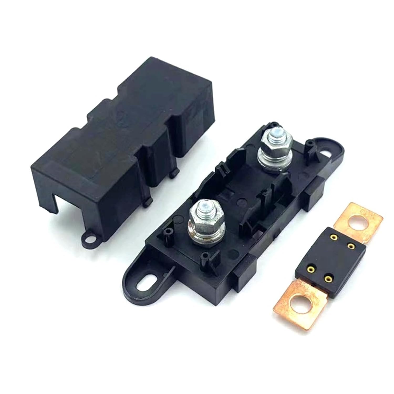 1Pcs ANM-H3 MEGA Auto Fuse Holder+ Littel Fuse/Blade Fuse Holder/ANM Bolt-on Fuse Holder(Alone Fuse,250A)