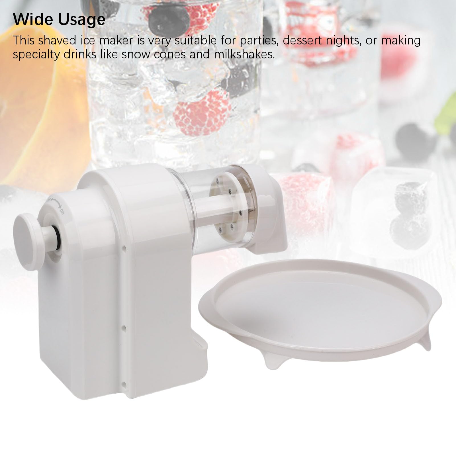 VGEBY Elektrische Eismaschine für Glattes Rasiereneis