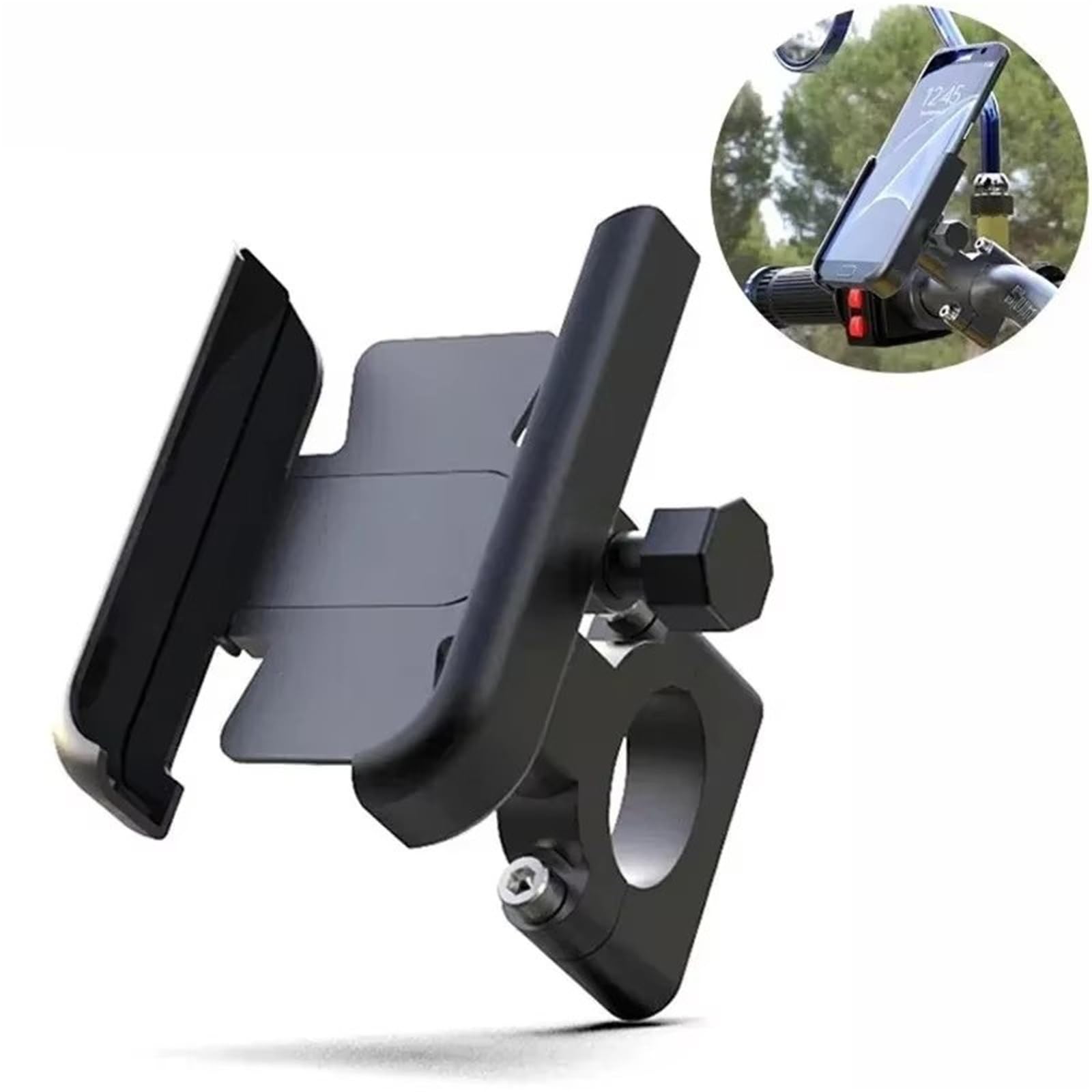 Support Téléphone Portable M1 Alliage D'aluminium pour Moto Navigation pour Véhicule Électrique Spécial Support Téléphone Moto