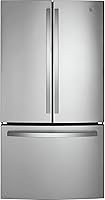 GE Profile 21.9 Cu. Ft. Counter-Depth French Door Refrigerator with Internal Water Dispenser, Fingerprint Resistant Stainless Steel