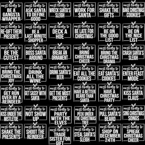 Most Likely to Christmas Shirts for Family, Xmas Party Members Gift, Family Matching Holiday T-Shirts, Funny Party4