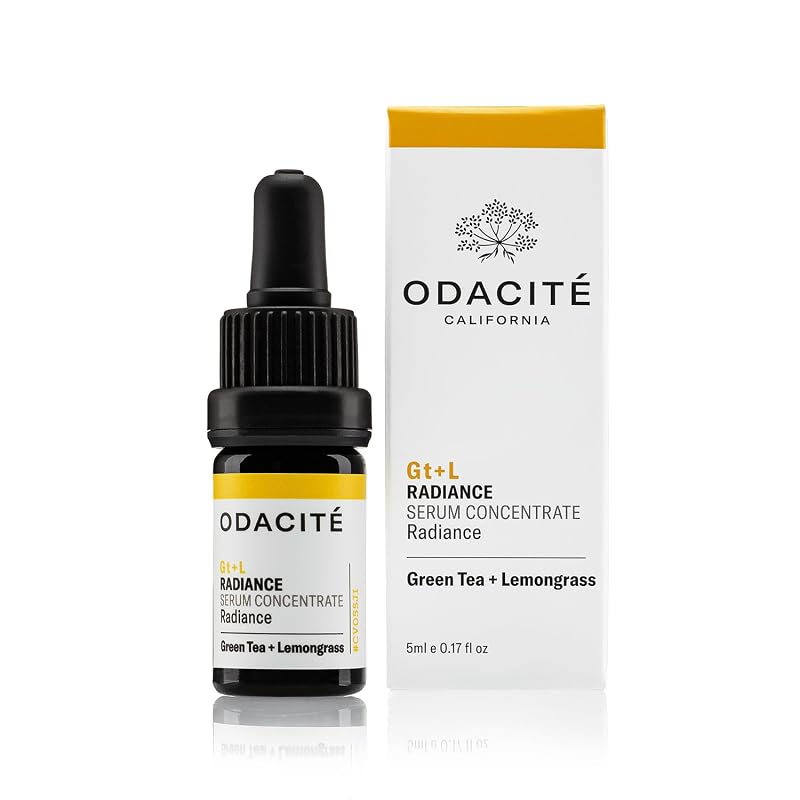 ODACITE Sérum concentrado para cuidados da pele com chá-verde e capim-limão, 5 mL