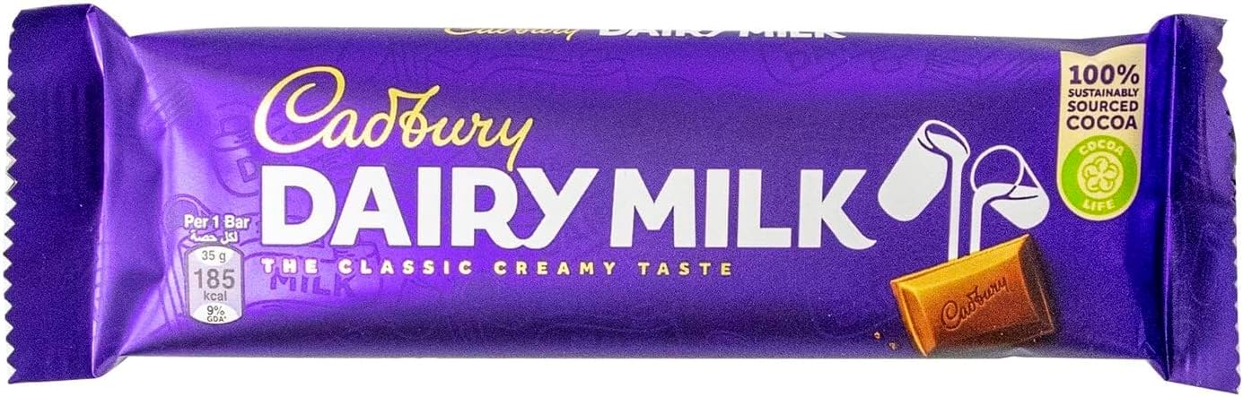 Cadbury Dairy Milk Chocolate, 35 g