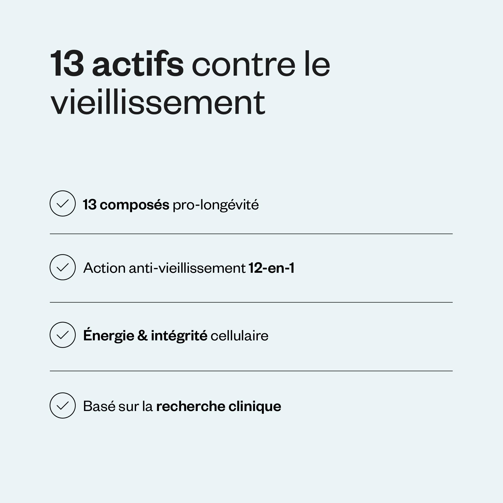 Daily Longevity - Complément Alimentaire Anti-Âge Tout-En-Un - SuperSmart | Énergie et Longévité Cellulaire - PQQ, CoQ10, NAC, Quercétine, Fisétine, Trans-Resvératrol - 180 Gélules Véganes
