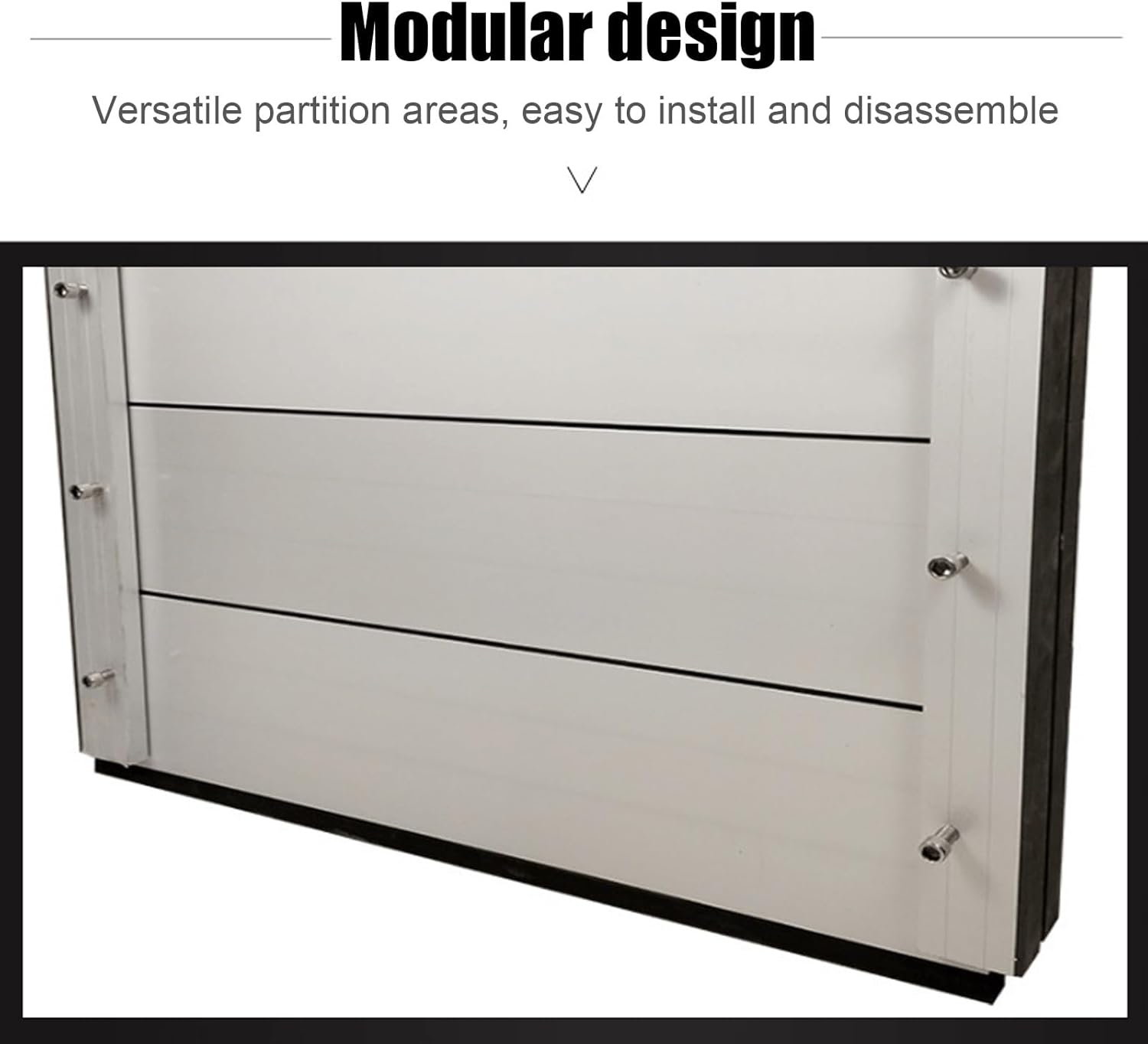 Reusable Aluminum Flood barriers Suitable for Residential entrances, garages, basements, and driveways，Easy to Install.(L 253xH 120cm)