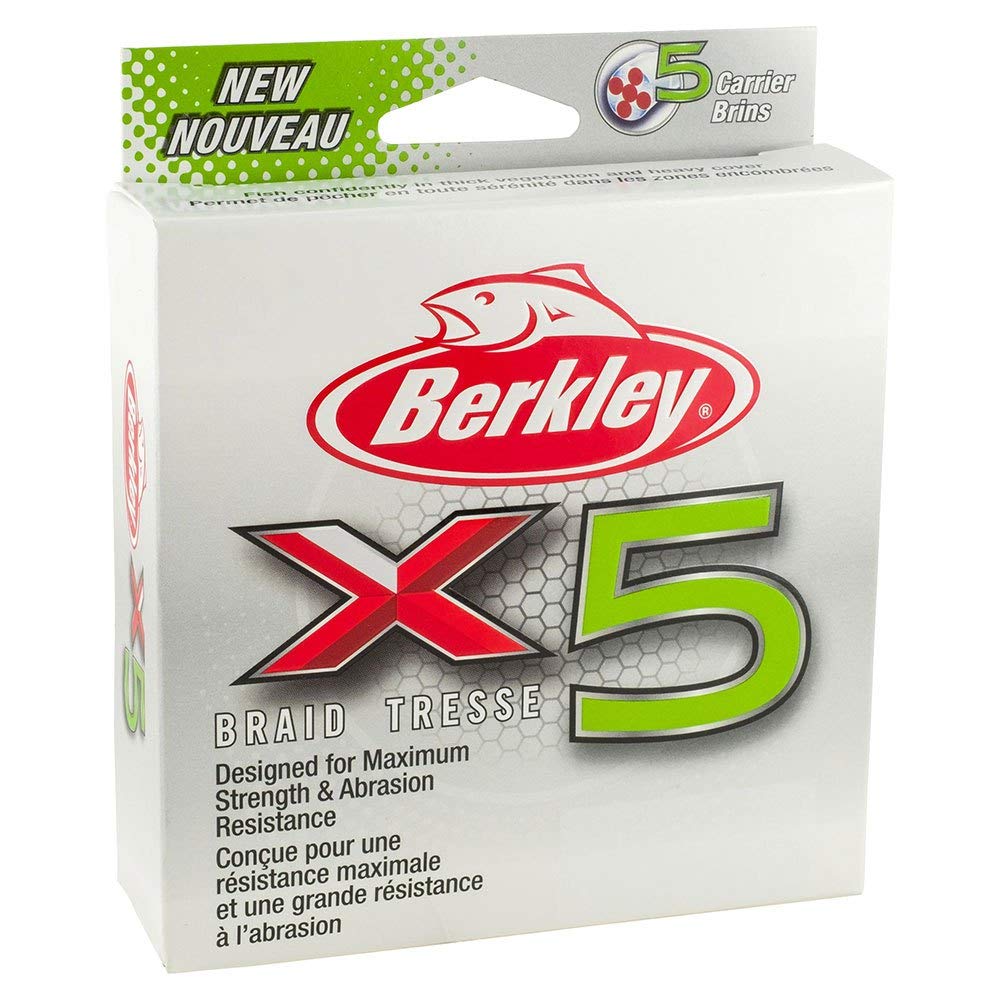 Berkley X5 300M Low Viz Grün Geflochtene Schnur — image 1