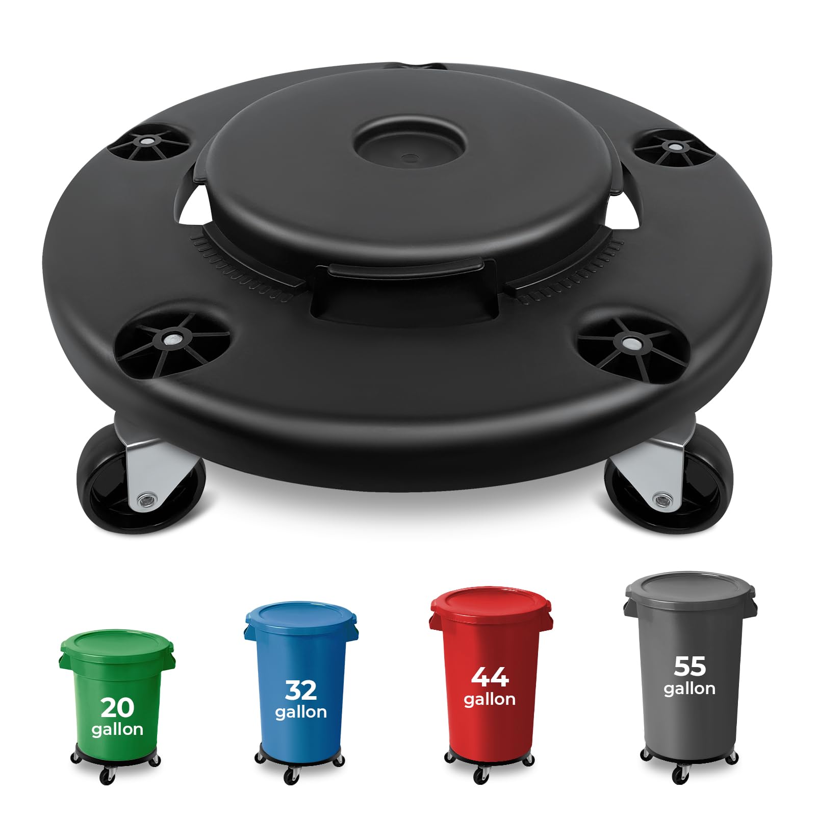 Amazon.com: ROBLOCK Commercial Trash Can Dolly Cart with Wheels