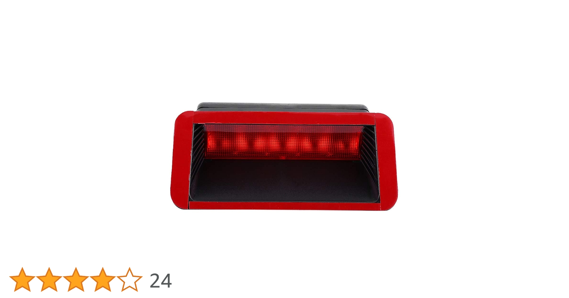 Third Brake Light,Red 5 LED 12V Universal Car High Mount Rear Third 3rd Brake Stop Tail Light Lamp