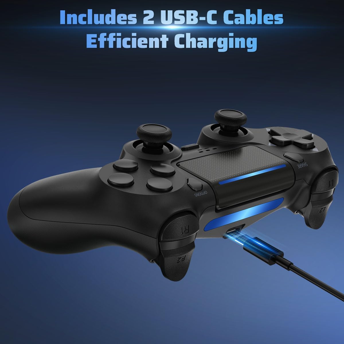VEAXJOY Wireless Controller for PS4/Pro/Window PC - Enhanced