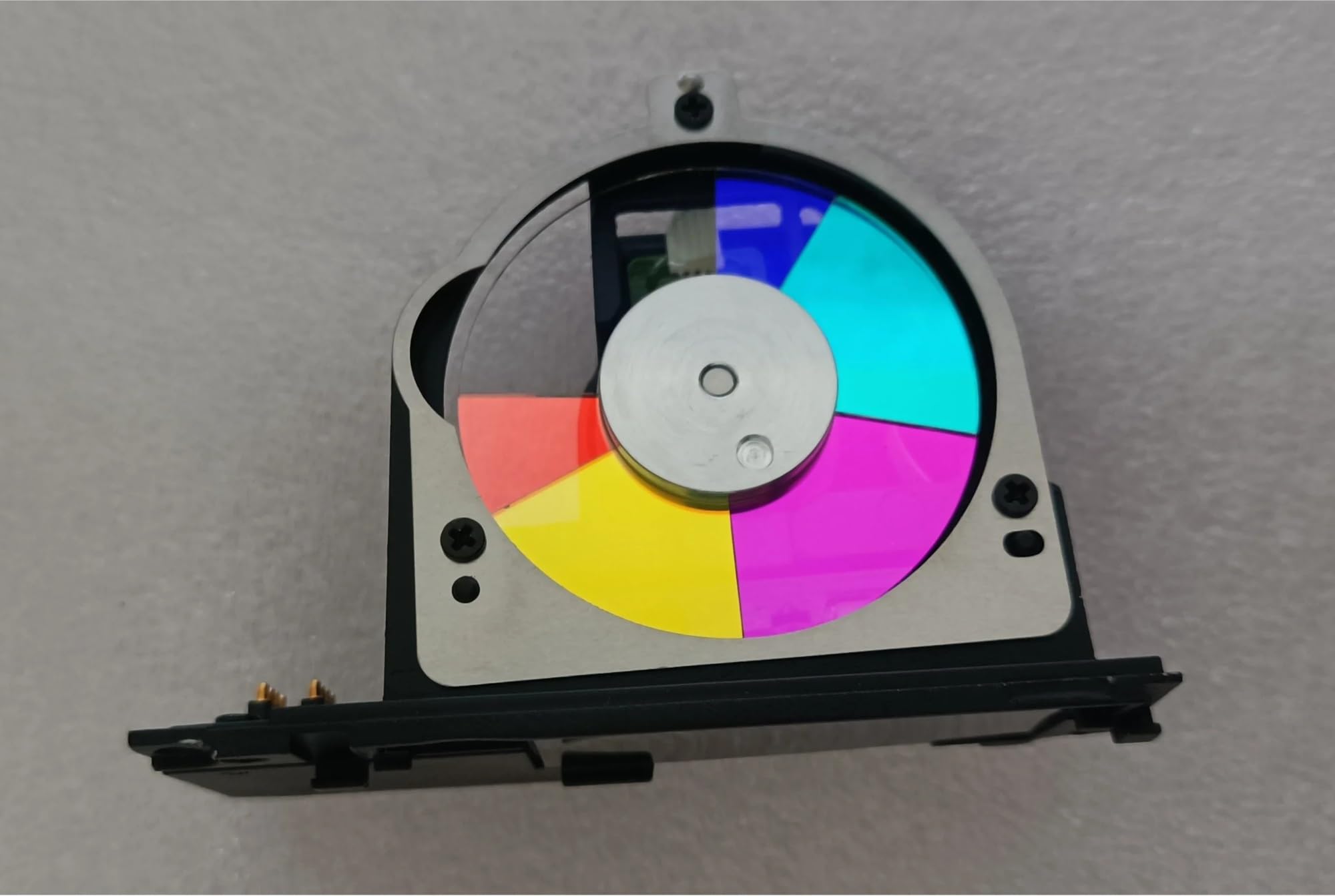Rueda de color para proyector DLP con carcasa que elimina parpadeos y fallos 2