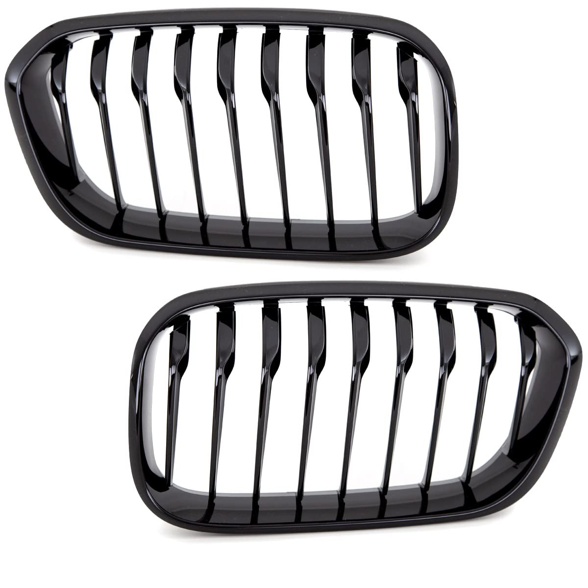 DM Autoteile Sport-Performance Kühlergrill Schwarz Glanz kompatibel für BMW 1er F20 F21 LCI ab 2015