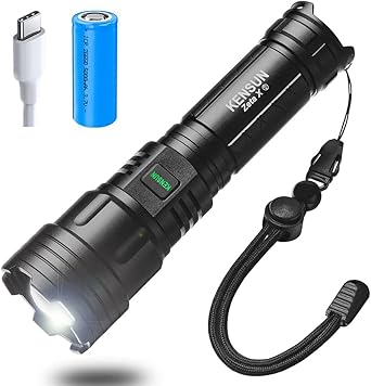 Amazon Co Jp 懐中電灯 Led 強力 軍用 最強 超高輝度ルーメン Ledライト Usb 充電 電気出力 超強力 フラッシュライト 8モード ズーム式 ハンディライト Ipx67防水 キャンプ 登山 用品 防災 護身用 グッズ スポーツ アウトドア