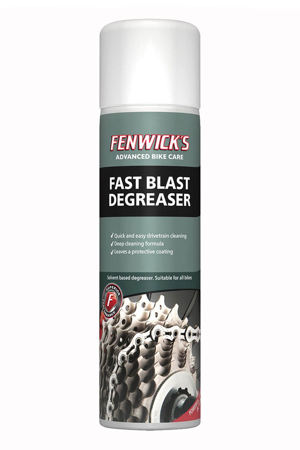 Fenwicks Unisex's Fast Blast Degreaser Aerosol, Grey, 500 ml