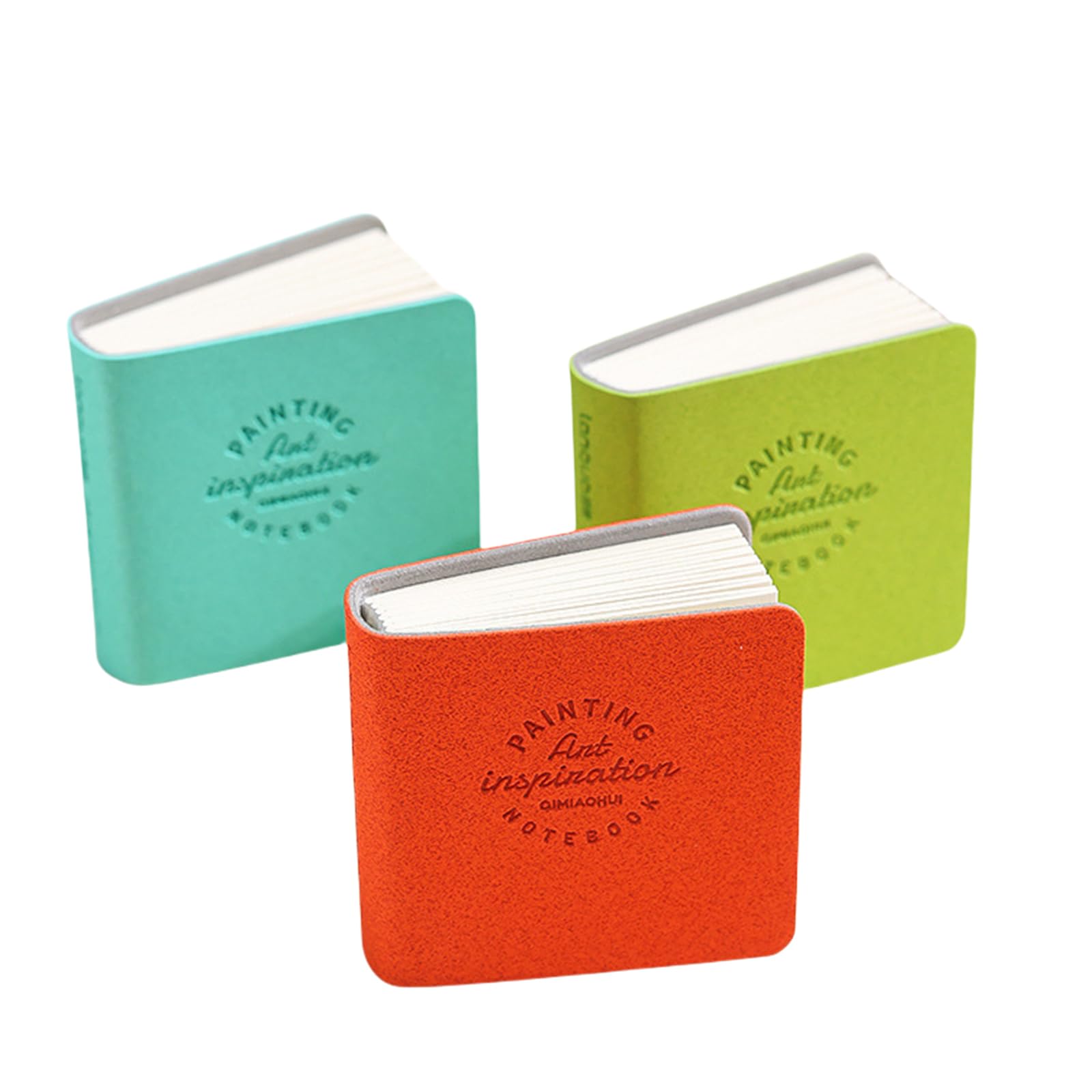 3 Pcs Square Watercolor Journal Watercolor Paper Small Sketchbook Practical Drawing Book for Adults Students and Kids