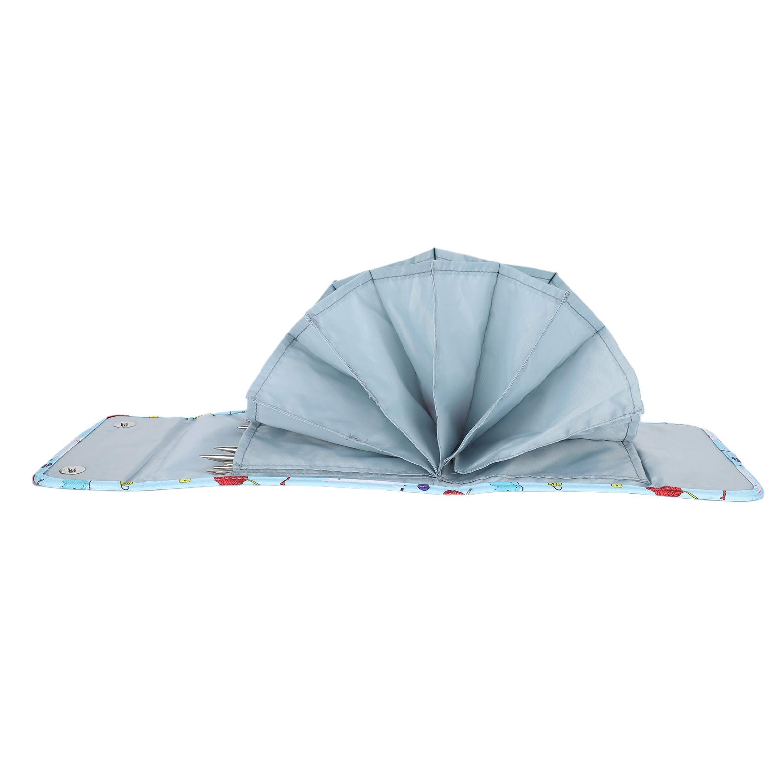 Juego de agujas de tejer circulares, 14 piezas de pasadores de bucle de 2,25 mm a 10 mm, varios tamaños, opciones de gancho de ganchillo, juego de herramientas para tejer a mano