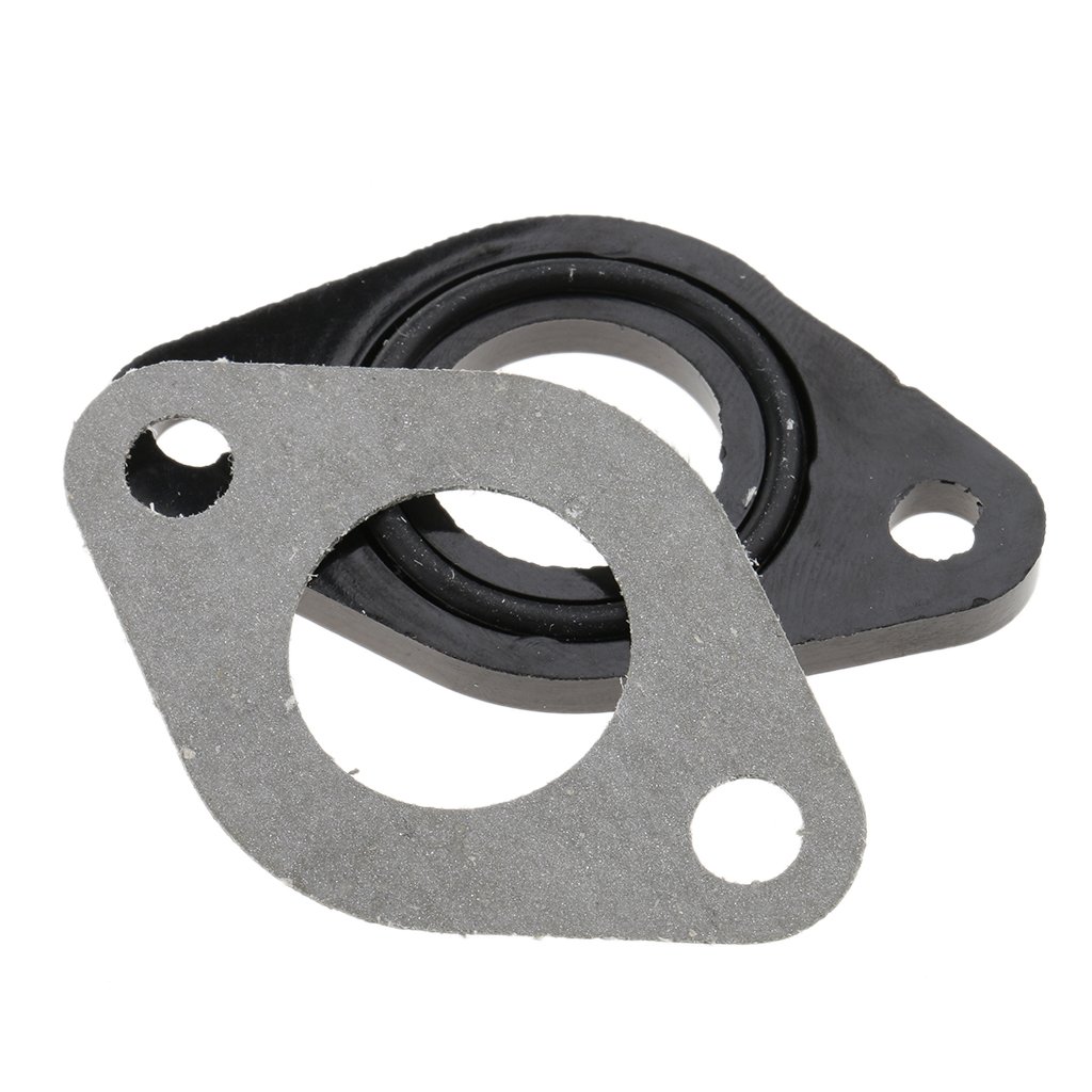 5 Joints De Collecteur D'admission 20mm - Pour Carburateur Moto 50cc 70cc - Espacement Trous 48mm - ABS Résistant à L'huile - 5