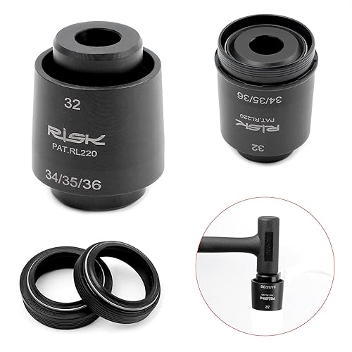 Miniatura 2 de Herramienta de instalación de sello de polvo 4 en 1 para horquillas de suspensión de bicicleta, guía de herramientas de instalación de