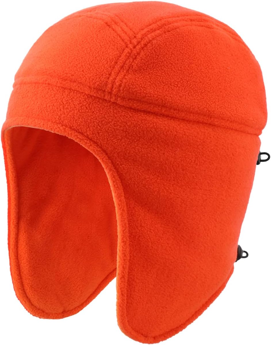 Home Prefer Mens Womens Warm Fleece Beanie Earflap Winter Hat Outdoor Winter Cap