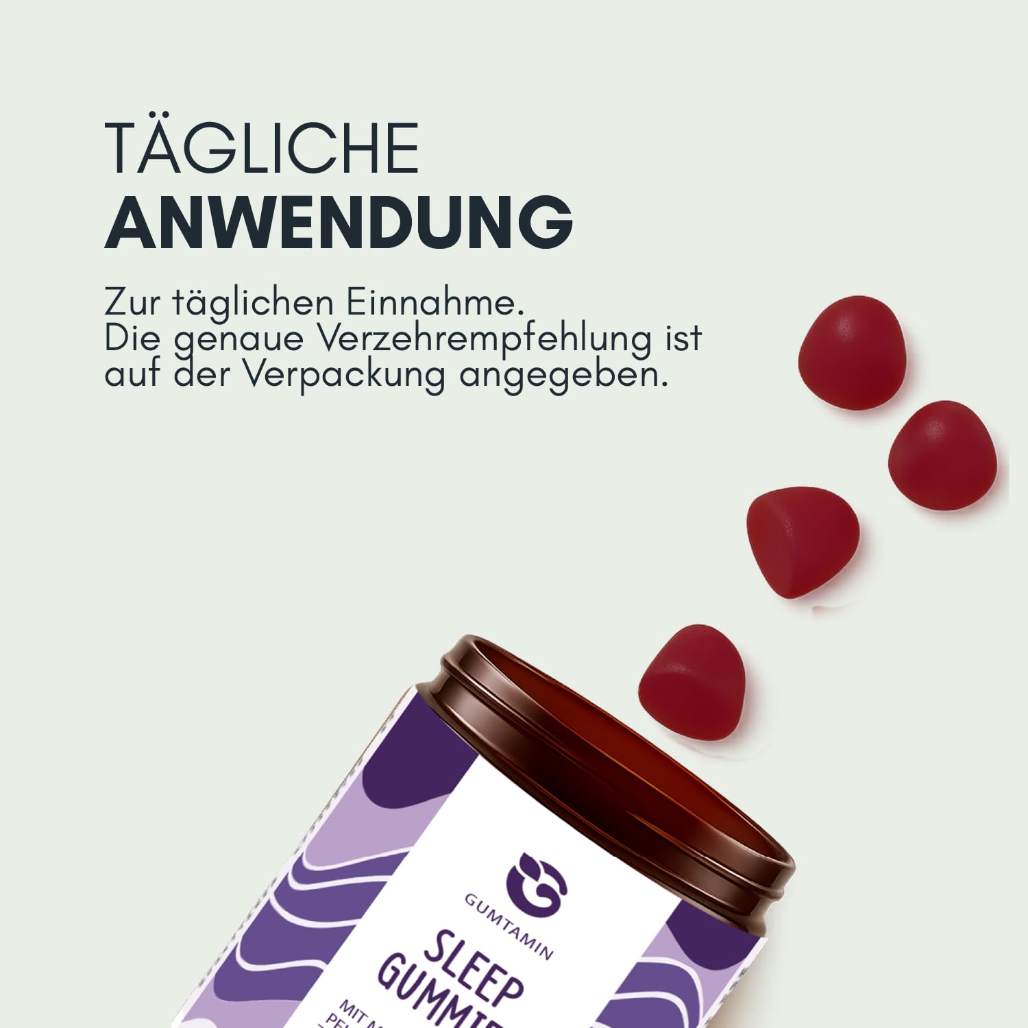 Sleep Melatonin Gummibärchen (Packung mit 2)