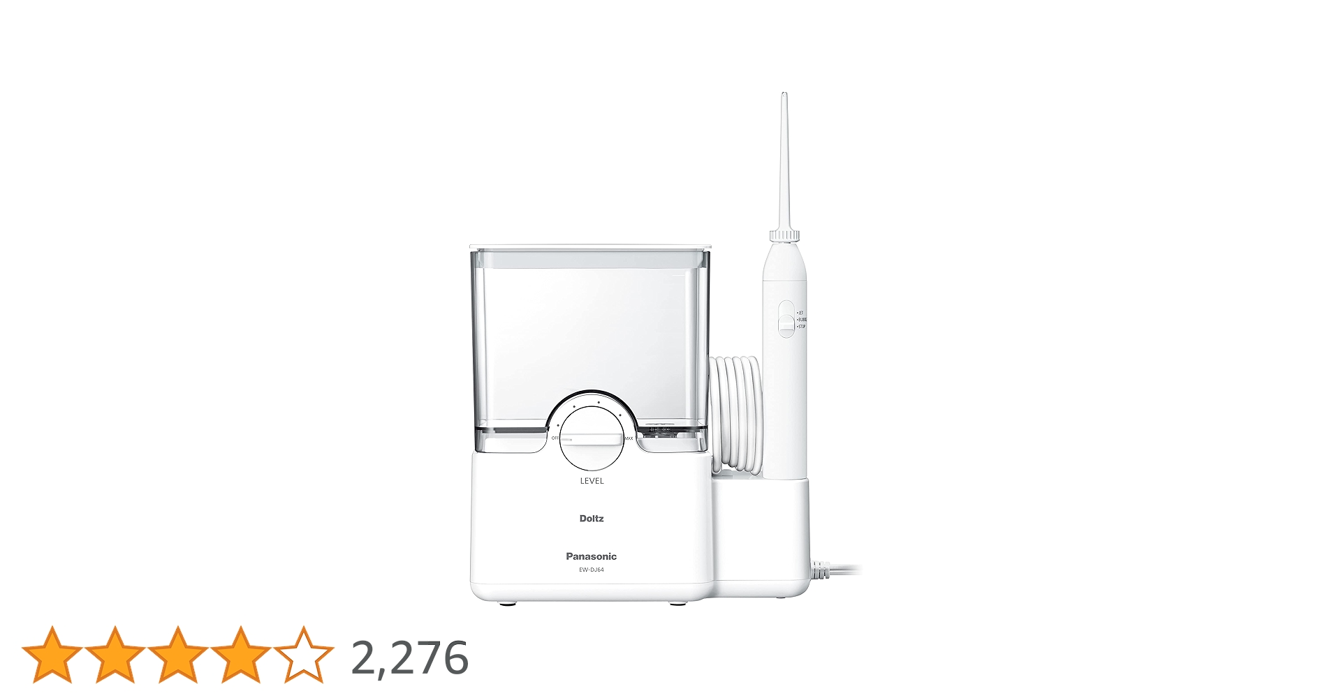 ボディ・フェイスケア Panasonic EW-DJ64-W WHITE Panasonic / ジェットウォッシャードルツ EW-DJ64 -W 白の公式商品情報