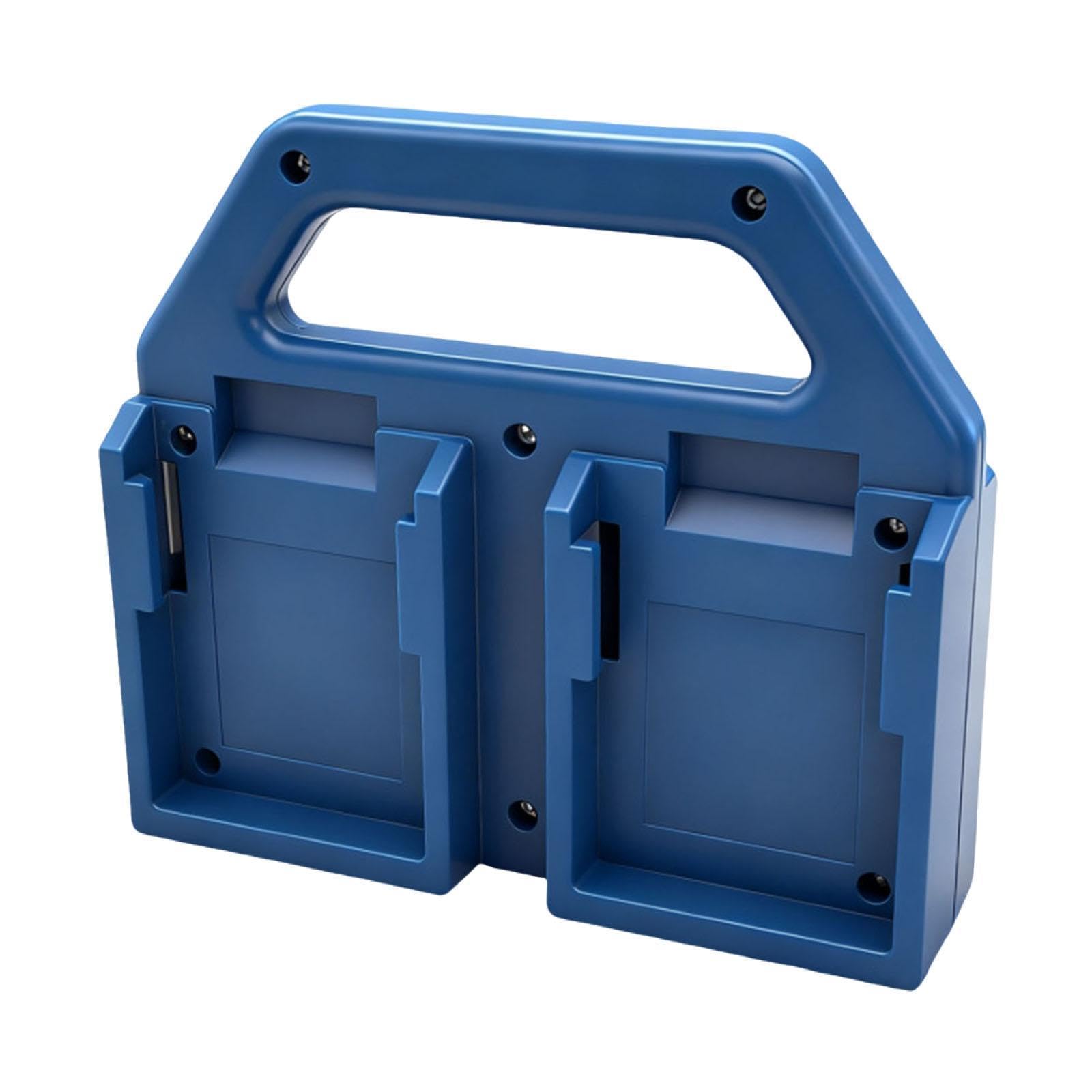 Amagogo Organisateur de Porte-Piles avec poignée, Accessoire d'espace de Travail, Support de Rangement pour Piles pour Atelier/Garage.