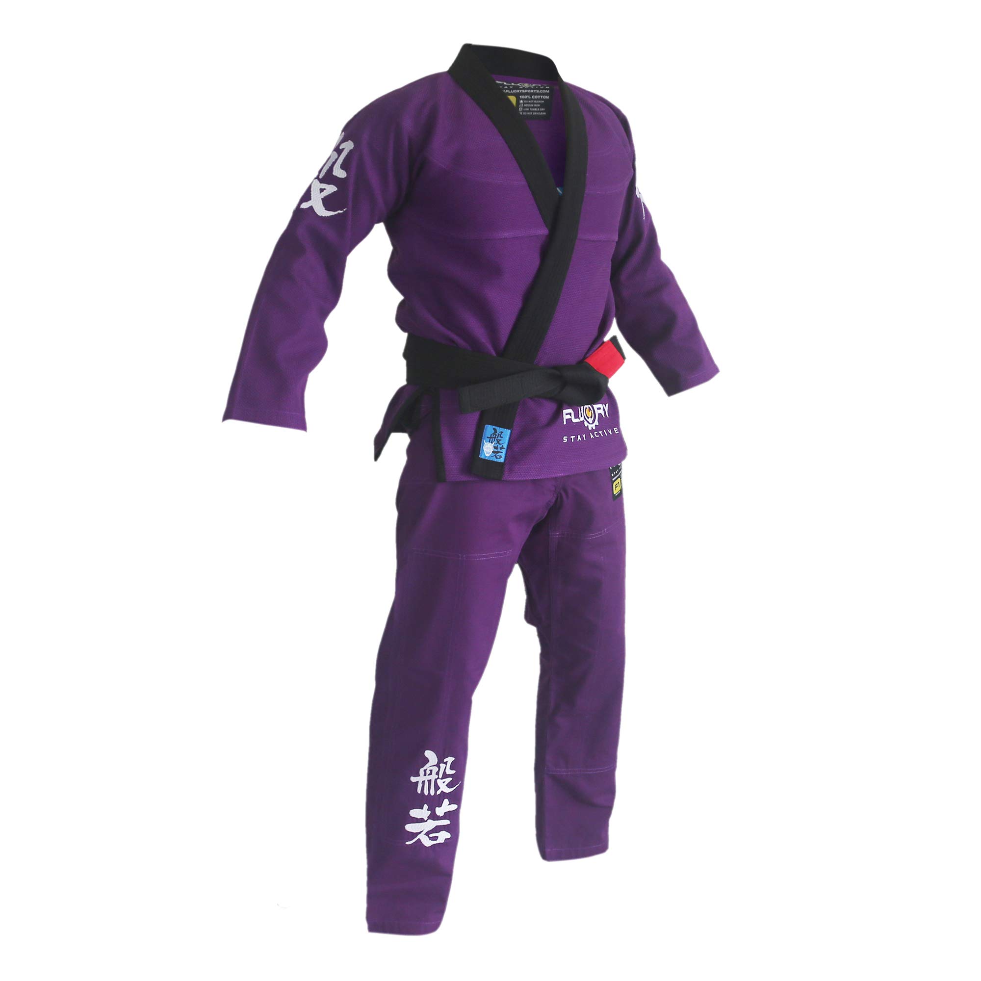 FLUORY Ligero BJJ Gi,brasileño Jiu Jitsu Uniforme para Hombres y Mujeres, F2, BJJF09ZI
